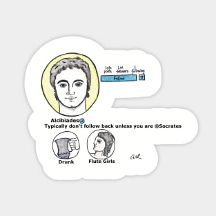 Alcibiades' instagram account Sticker